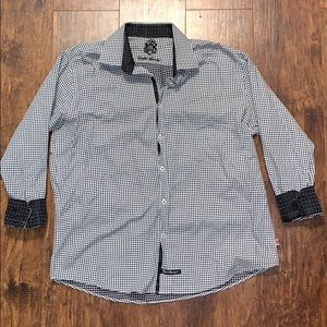 English Laundry Men’s Dress Shirt Size 17.5 34-35